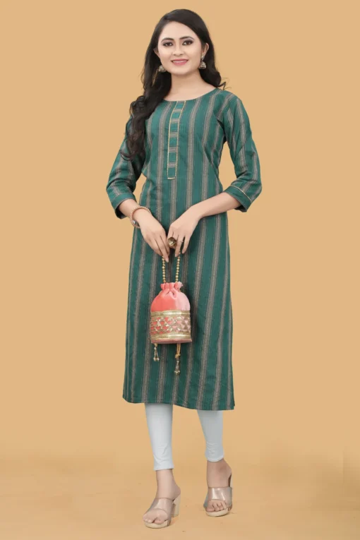 jacquard fabric kurtis