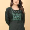 embroidery kurtis for women