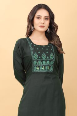 embroidery kurtis for women