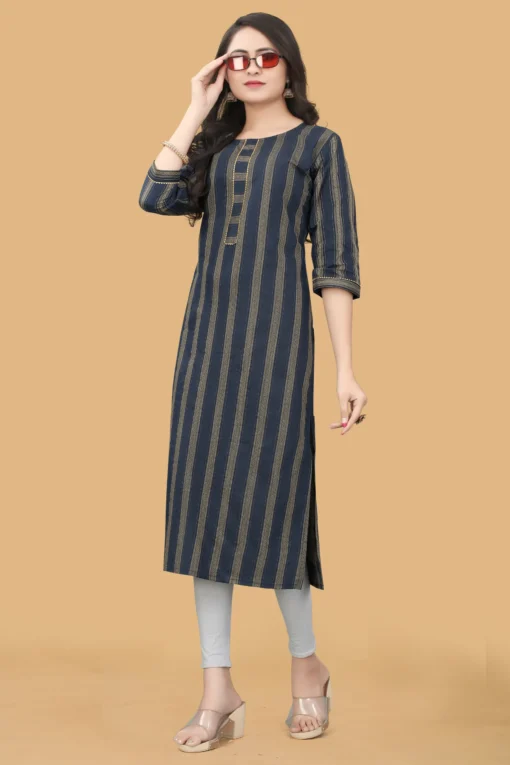 cotton jacquard kurti