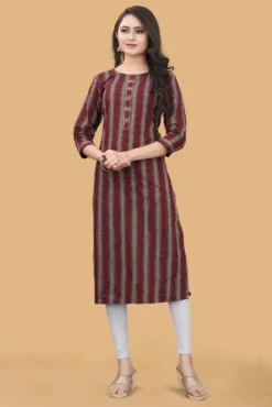 cotton silk kurti design