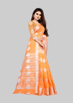 wedding saree orange colour