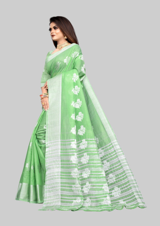 banarasi saree green colour