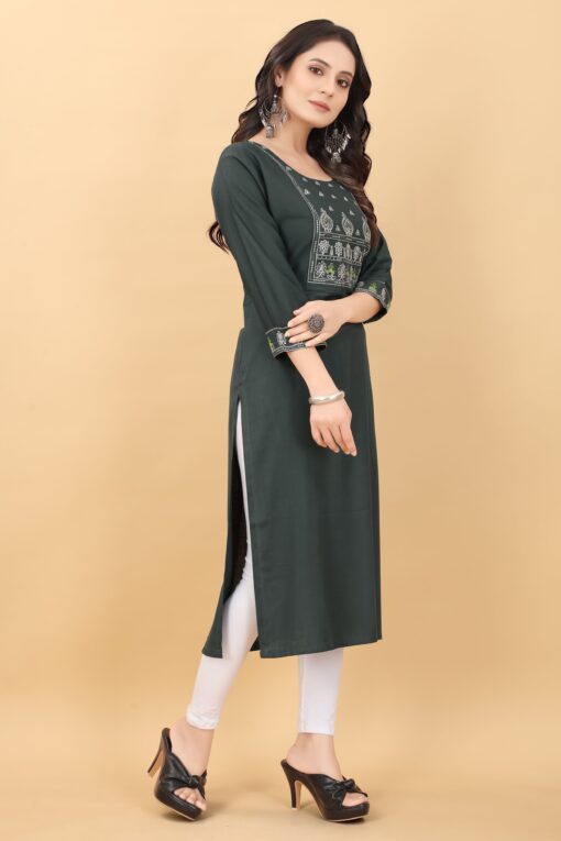 Women Embroidered Kurti